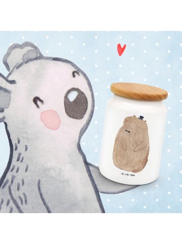 Mr. & Mrs. Panda aufbewahrungsbehälter Murmeltier ohne Spruch in Weiß