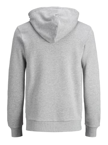 Jack & Jones Kapuzenpullover in Light Grey Melange