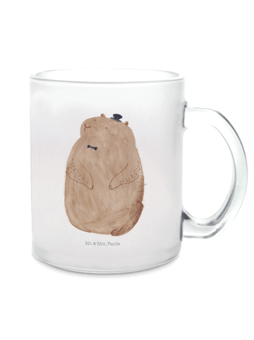 Mr. & Mrs. Panda Glas Murmeltier ohne Spruch in Transparent