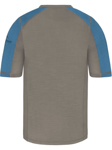 Normani Outdoor Sports Herren Merino T-Shirt „Busselton“ in Khaki
