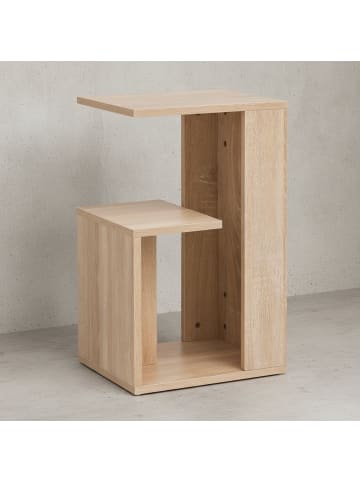 KADIMA DESIGN Beistelltisch 35x29,5x60 cm Anstelltisch, Couchtisch klein in Sonoma