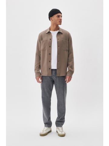 Matinique Overshirts MApelton Gerade Passform in Morel
