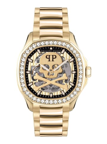 Philipp Plein Automatikuhr $keleton $pectre in gold