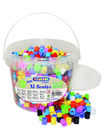 Playbox Dose 900 Stk.Maxi Perlen bunt umweltfreundlich - ab 3 Jahren