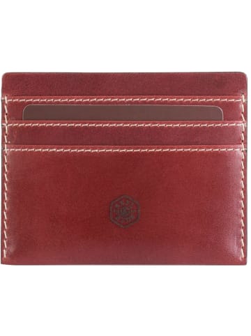 Jekyll & Hide Texas Kreditkartenetui RFID Leder 11 cm red