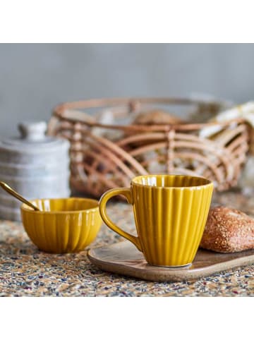 Bloomingville Becher LATINA Gelb mit Henkel
