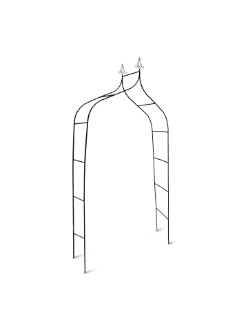 relaxdays Rosenbogen in Grün - (B)140 x (H)255 x (T)38 cm