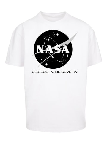 F4NT4STIC T-Shirt NASA Logo Meatball PHIBER METAVERSE FASHION in weiß