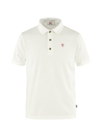 FJÄLLRÄVEN Poloshirt Crowley Piqué in Perlweiß