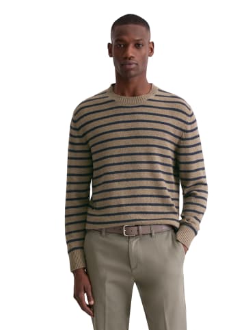Marc O'Polo Bouclé-Pullover regular in Dark Beige