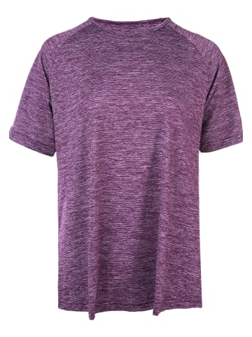 Athlecia Funktionsshirt Pasew Melange in 4105 Deep Purple