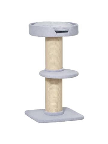 Pawhut Kratzbaum Hellblau 45L x 45B x 91H cm