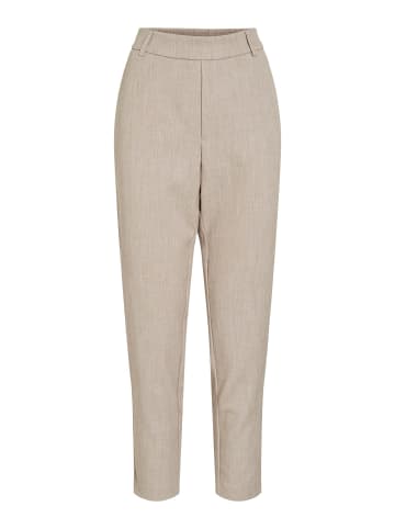 Vila High Waist Hose in Natural Melange