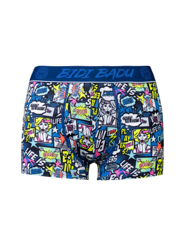 BIDI BADU Max Basic Boxer Short - comic in blau