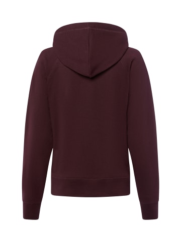 Marie Lund Kapuzenjacke in aubergine - 0006