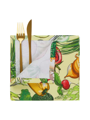 Butlers Butlers Serviette VERDURE 6er-Set in Multicolor
