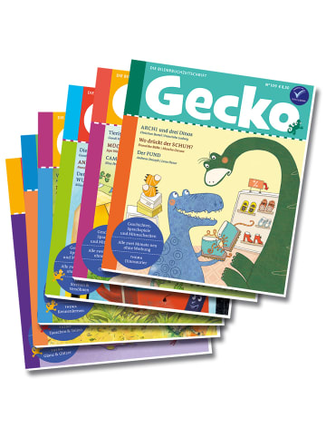 Gecko Kinderzeitschrift Jahresabo "Gecko Kinderzeitschrift" - 6 Hefte 