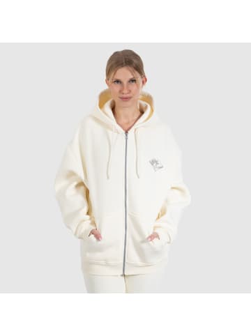 SMILODOX Zip Hoodie Amora in Creme
