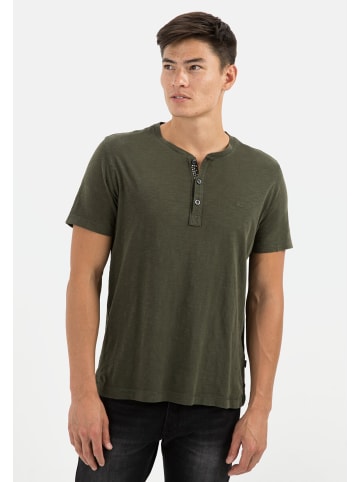 Camel Active Kurzarm Henley in Grün