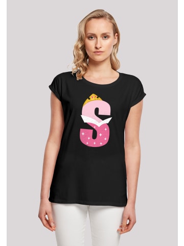 F4NT4STIC T-Shirt Disney Alphabet S Is For Sleeping Beauty in schwarz
