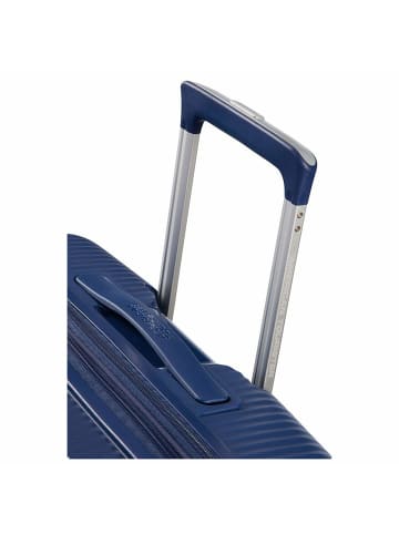 American Tourister Soundbox - 4-Rollen-Kabinentrolley S 55 cm erw. in midnight navy