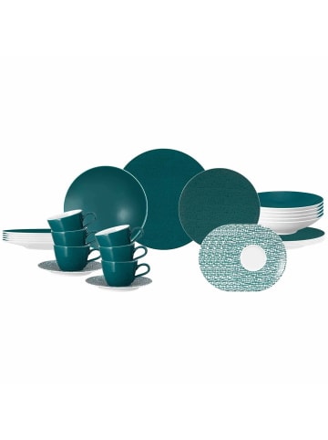 Seltmann Weiden 30er Set Kombiservice Life Fashion in Trendy Petrol