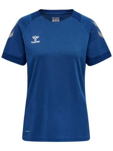 Hummel Hummel T-Shirt Hmllead Multisport Damen Feuchtigkeitsabsorbierenden Leichte Design in TRUE BLUE