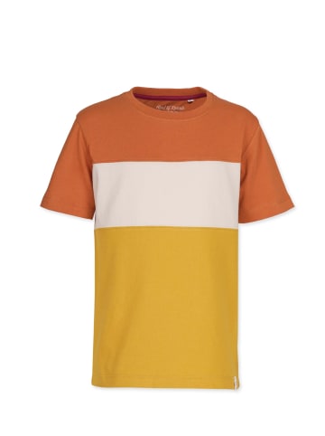 Band of Rascals T-Shirt " Block " in rust-mustard