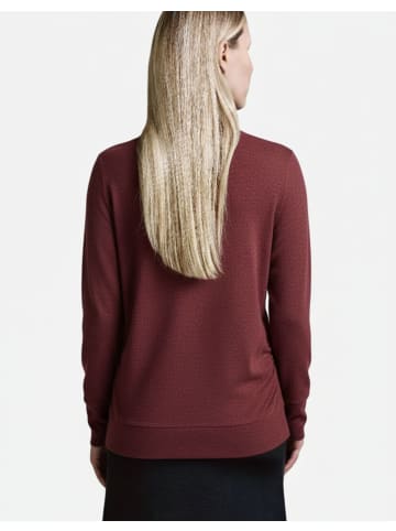 Cotton Candy Langarmshirt in burgundy melange