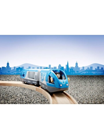 Brio Brio Aktionsspiel Blauer Reisezug in bunt