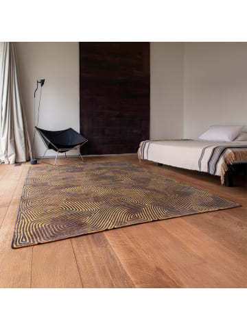 Louis de Poortere Teppich Black Gold in Braun