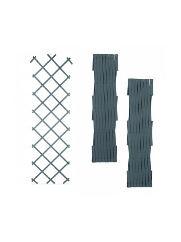 relaxdays 3 x Rankgitter in Grau - (B)60 x (H)180 cm