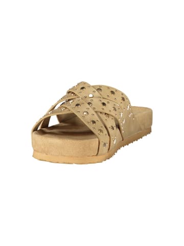 Laura Biagiotti Beige Polyurethan Damen Sandale