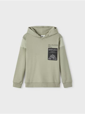 name it Hoodie Kapuzen Pullover Sweater NKMHAGNUS in Olive