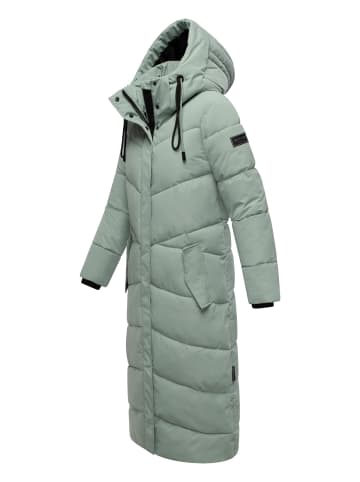 Navahoo Steppmantel Hingucker XIV in Smokey Mint