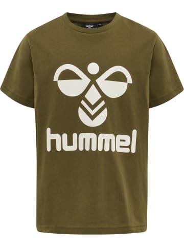 Hummel Hummel T-Shirt Hmltres Jungen Atmungsaktiv in DARK OLIVE