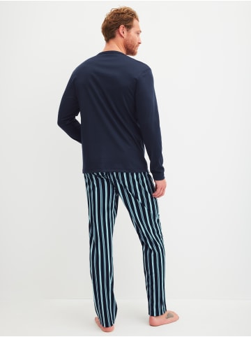 Calida Pyjama in saphir blue