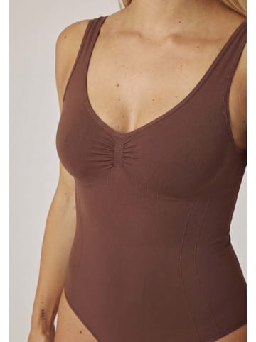 SNOCKS Shaping Body mit breiten Trägern Braun 1 Stück