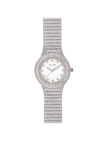 Hip Hop Analoguhr shimmer crush weiss