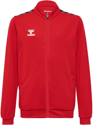 Hummel Hummel Zip Jacke Hmlauthentic Multisport Kinder Atmungsaktiv Schnelltrocknend in TRUE RED