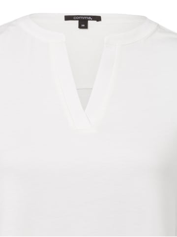 comma Langarmshirt in ecru