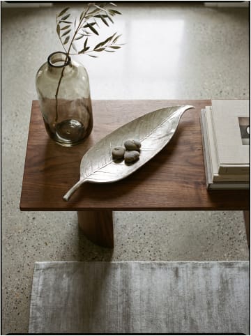 KADIMA DESIGN Dekoschale organisch, lackiertes Aluminium, handgefertigt in Silber