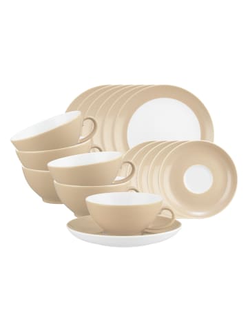 Seltmann Weiden 18er Set Teeservice Liberty Pure Colors in Dusty Beige