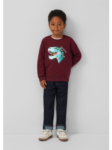 s.Oliver Sweatshirt in 3900_bordeaux