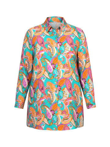 MIAMODA Bluse in blaumint