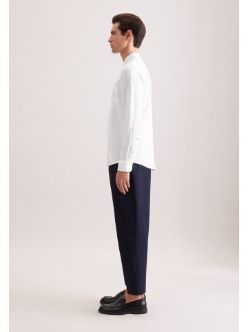 Seidensticker Leinenhemd Regular in Weiß