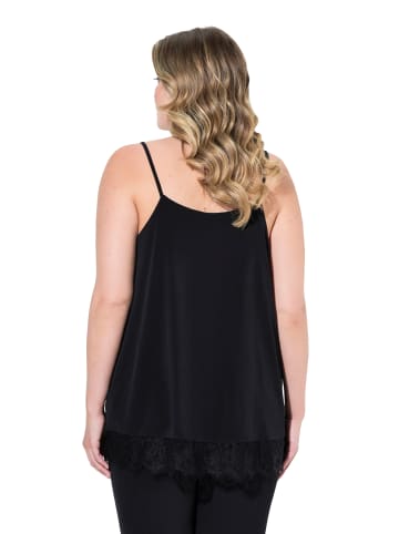 MIAMODA Strick-Top in schwarz