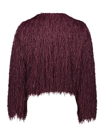 Vera Mont Bomberjacke mit Lurexfaden in Deep Dahlia