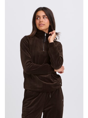 Oxmo Longsweatshirt OXEbba in braun