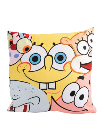 United Labels Spongebob Schwammkopf Kissen - Alllover -   30 x 30cm in Mehrfarbig